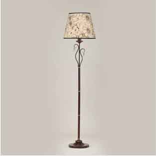 floor lamp with small shade