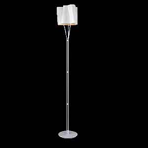 floor lamp with  white acrylic shade-1.floor lamp with  white acrylic shade 2.finished:shinny silver or chrome 3.material:iron and white acrylic