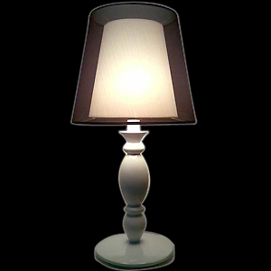 Simple Handpainted  sand  shade Table Lamp AT142