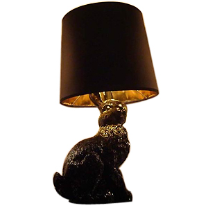 Modern simple table lamp with black rabbit lamp body AT154-1.Item No. AT154     2.Modern simple table lamp with black rabbit lamp body AT154    3.Competitive price&Hot sale   4.Best quality,competitive price and on time delivery   