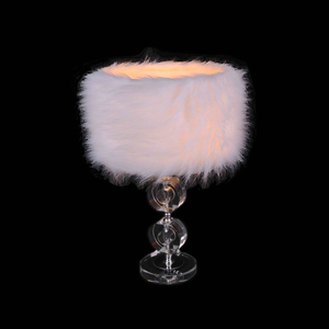 modern table lamp with Sheep feather-like shade AT7870
