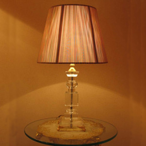 Elegant modern crystal decorative table lamp, modern home decor