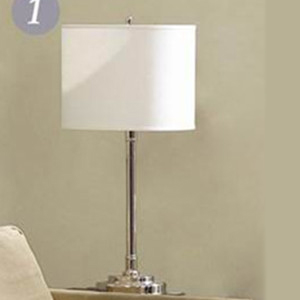 living room decoration simple metal table lamp