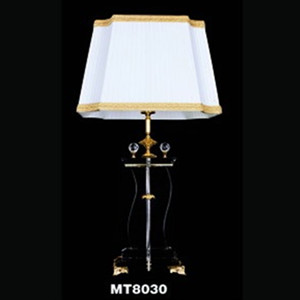 Elegant simple crystal table lamp-1.Item No.MT8030  2.Elegant simple crystal table lamp 3.Unique design 4.Decorative lighting 5.Professional manufacturer