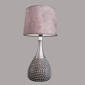 With resin base modern table lamp