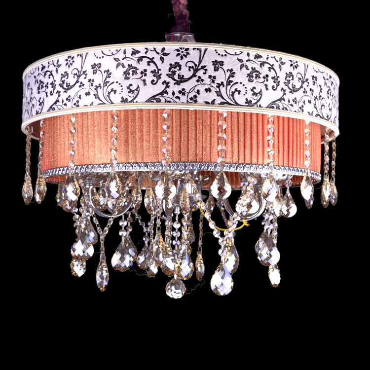 modern pendant lamp with two layer flower shade