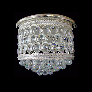 Mini crystal ceiling lamp
