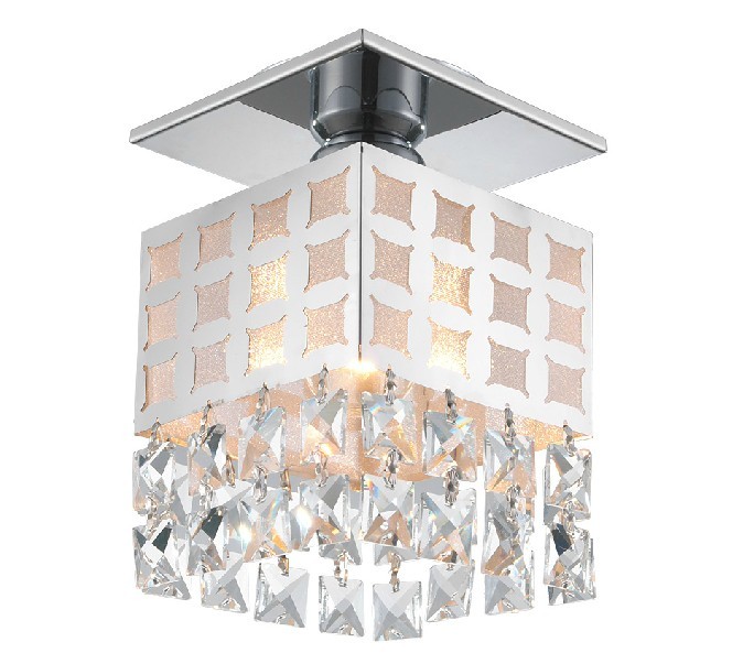 classic metal and crystal ceiling lamp  HL-9513-1X