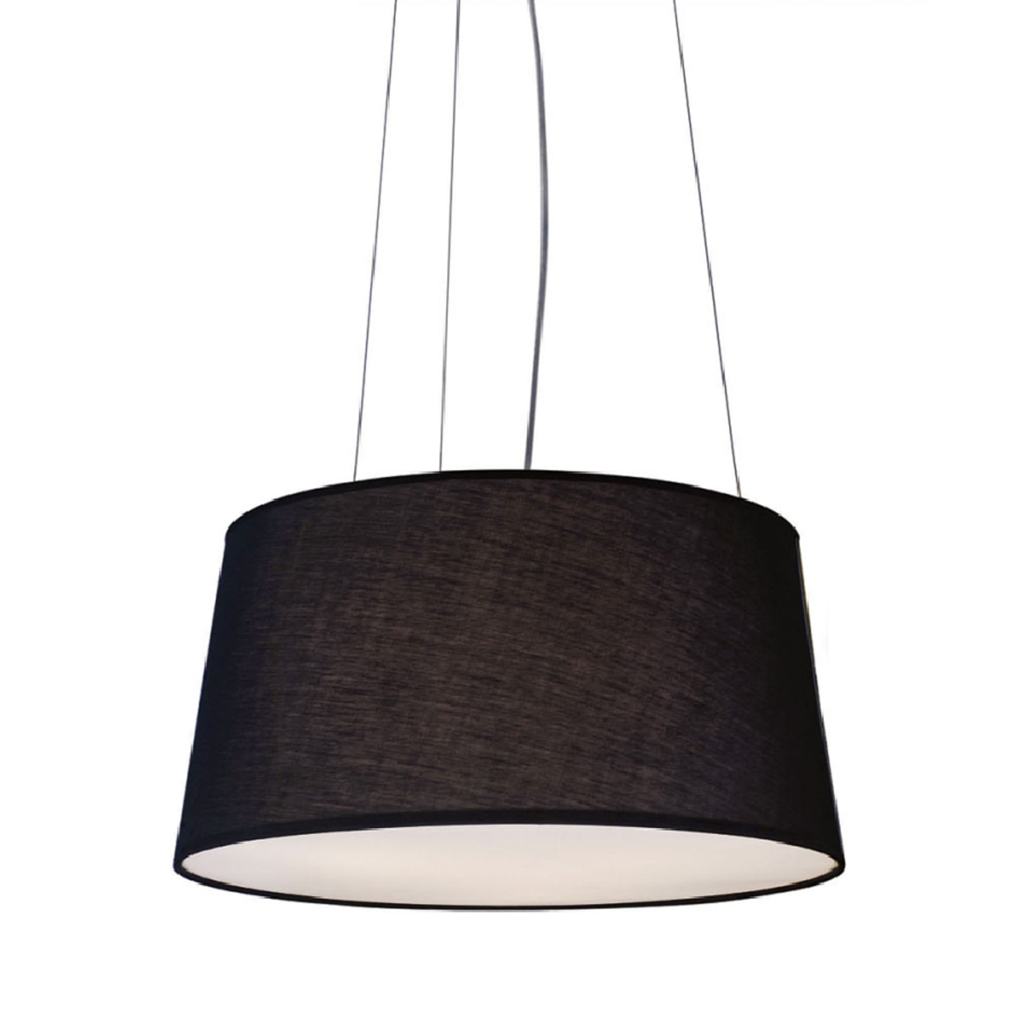 pendant lamp with black gauze shade DP174-BK