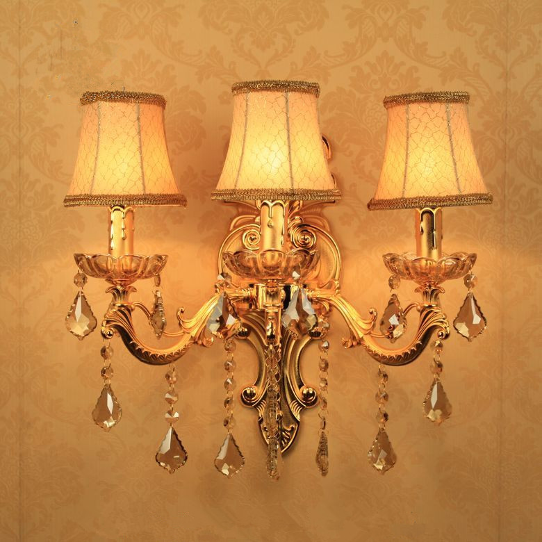 Wall lamp for 5 star hotel MB-6005-3-1.Wall lamp for 5 star hotel MB-6005-3   2.For reading room , sitting room and bedroom  dacoration  3.This beautiful lamp is made of the highest quality materials  4.Color--as your request   5.with elegant design