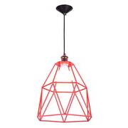 Red new arrive home decorative  metal frame pendant lamp for indoor