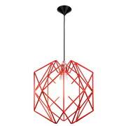Red color Hot sale glow pendant lamp and modern hanging light chandelier