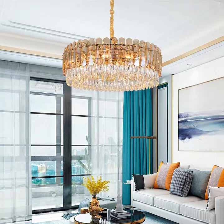 postmodern crystal  chandelier lamp living room restaurant bedroom clothing store wine vintag lighting