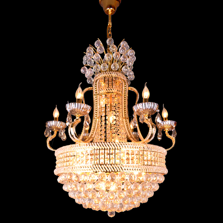 luxury hotel project crystal pendant lamp