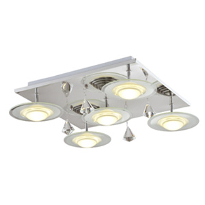 Ceiling lamp with square plate DC315-LD13535