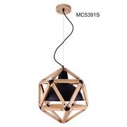 Vintage Suspended for hotel projects decoration wood pendant light
