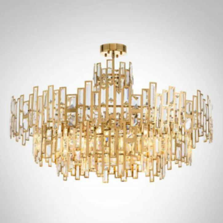 Creative star restaurant  pendant light  different shape crystal dining room chandelier with a warm bedroom lamp